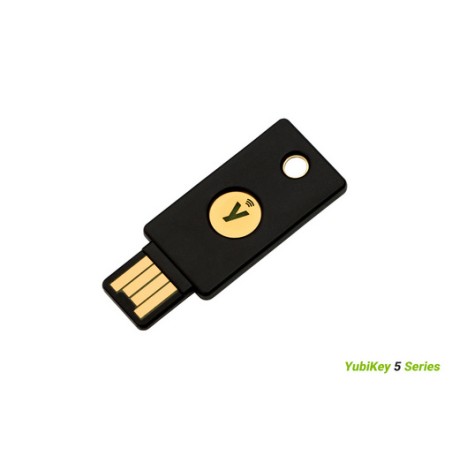 Varnostni ključ Yubico YubiKey 5 NFC, USB-A, črn