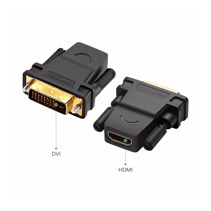 Ugreen DVI 24+1 (M) na HDMI (Ž) adapter