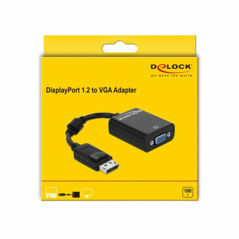 Adapter DisplayPort - VGA Delock