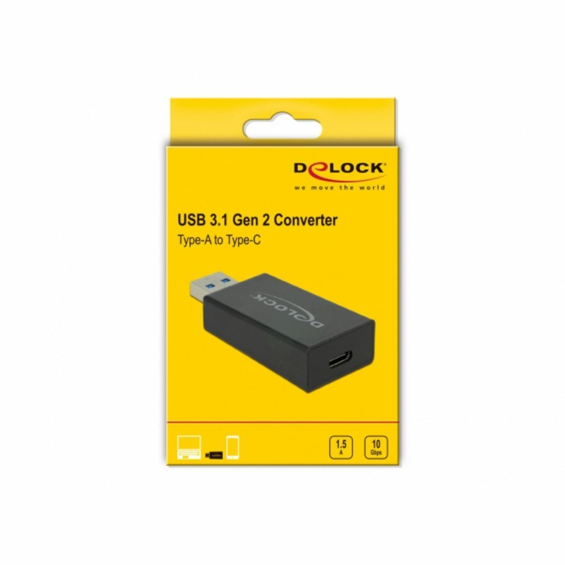 Adapter USB-A M 3.1 Gen 2 – USB 3.1 Tip-C Ž Gen 2 Aktivni ET Delock