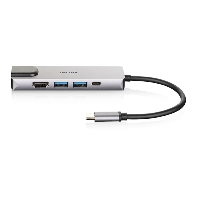USB Hub D-Link 5v1 s HDMI, LAN in napajanjem