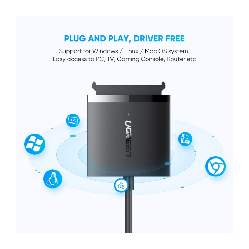 Ugreen USB 3.0 na SATA Adapter za trdi disk