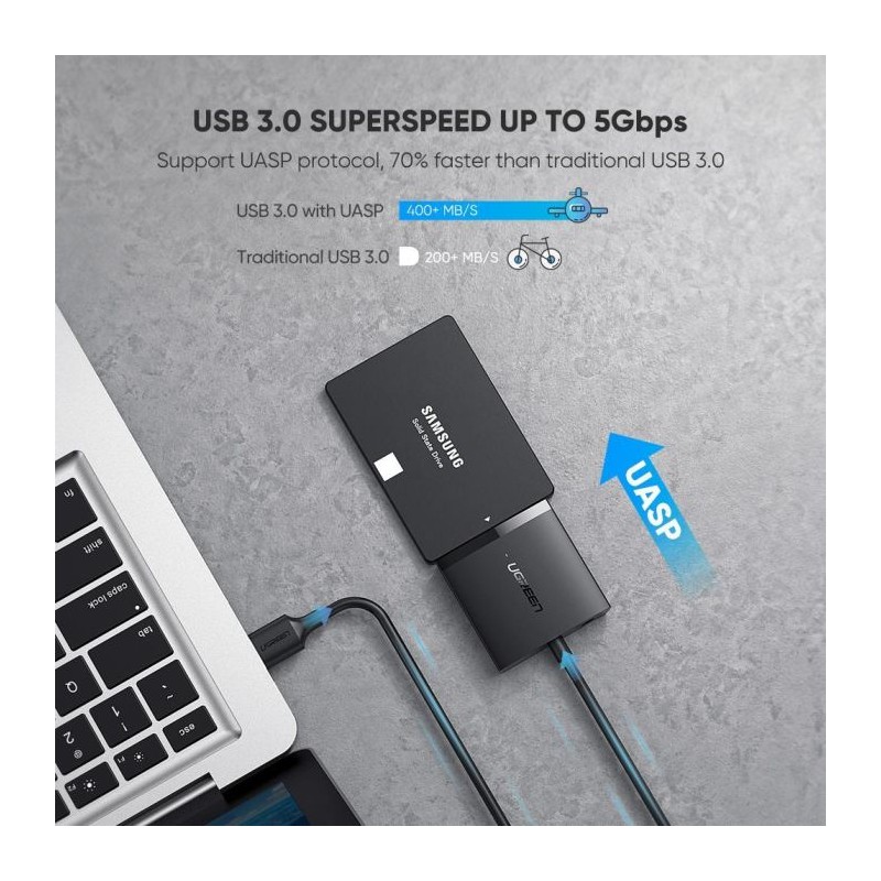Ugreen USB 3.0 na SATA Adapter za trdi disk