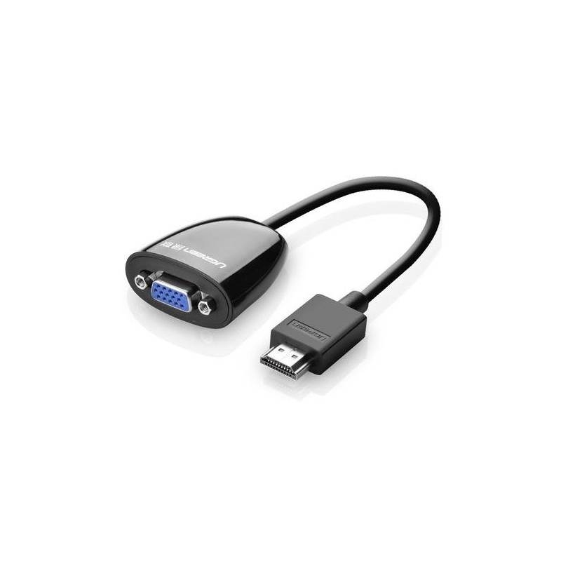 Ugreen HDMI na VGA adapter črn, 40253