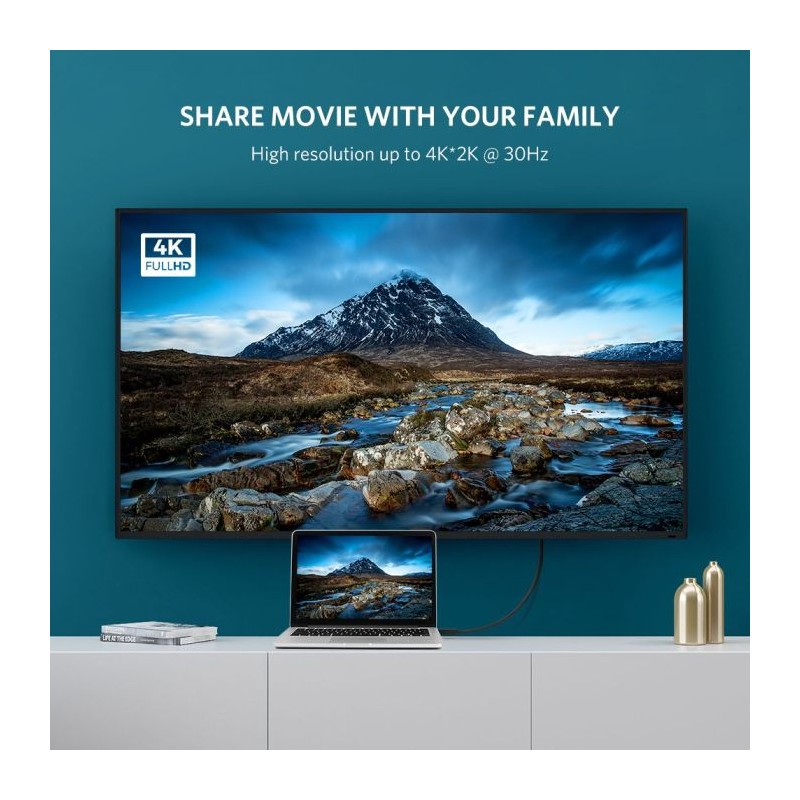 Ugreen kabel DP na HDMI 4K2K/30Hz 5m, 10204