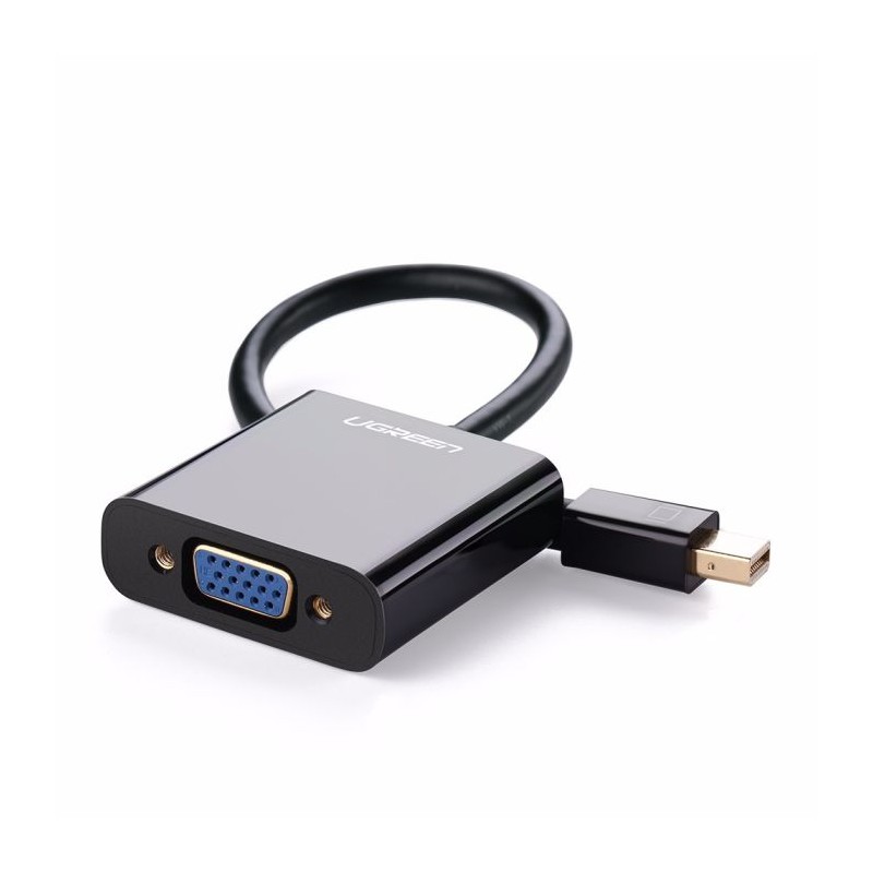 Ugreen Mini Display Port na VGA Converter črn 15cm, 10459