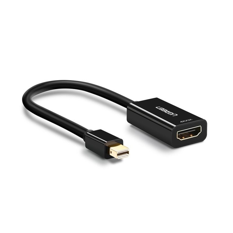 Ugreen Mini DisplayPort na HDMI (Ž) 4K adapter črn, 40360