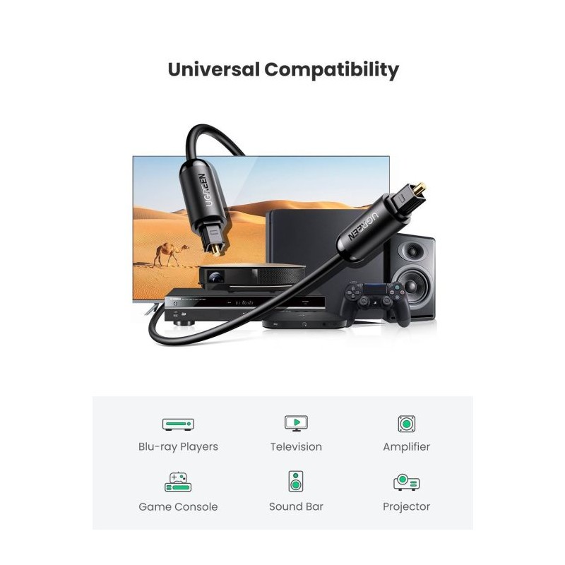 Ugreen Toslink optični kabel 2 m, 70892