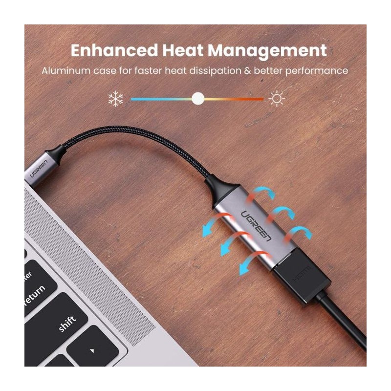 Ugreen USB-C na HDMI adapter 2.0 4K, 70444