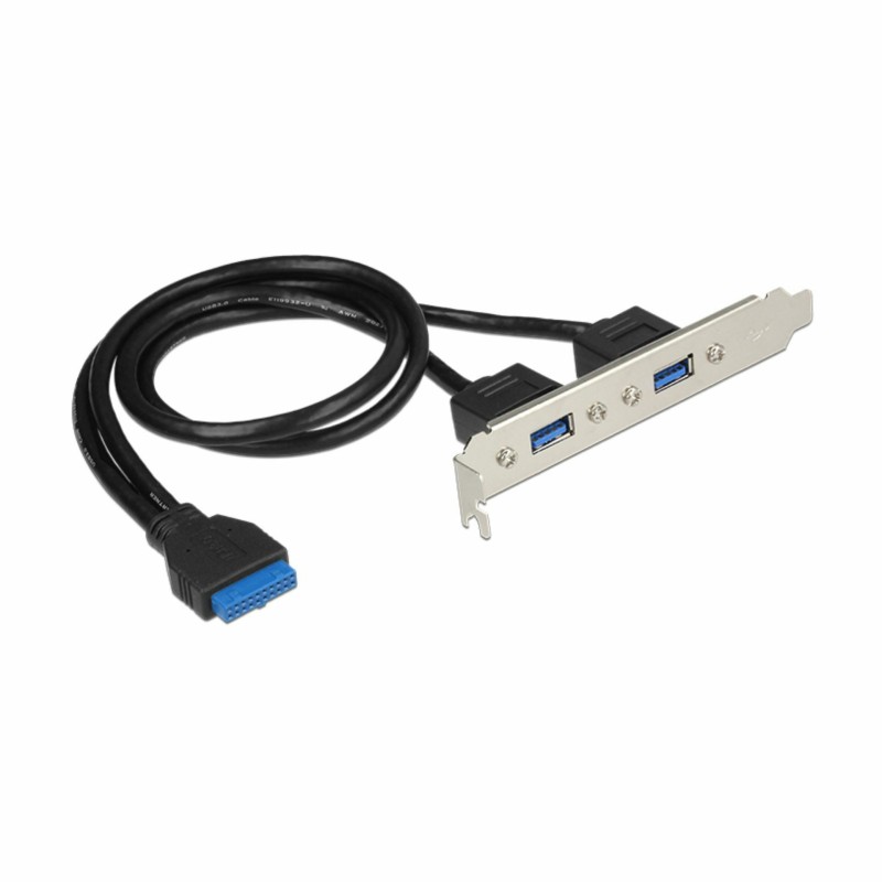 Adapter za sprednjo režo ohišja Delock – 2× USB 3.2 Gen1