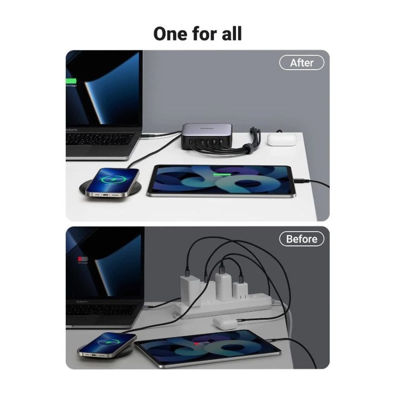 Namizni polnilec UGREEN Nexode, USB-C, 200W