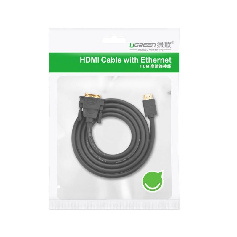 Ugreen HDMI na DVI kabel 24+1 1m - polybag, 30116