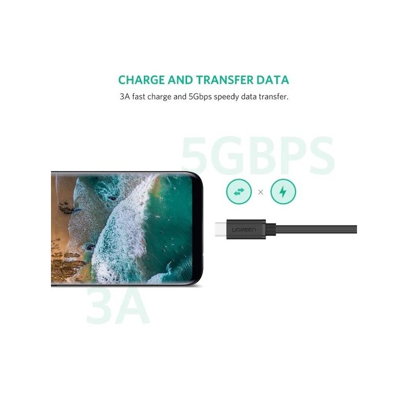 Ugreen USB-C podaljšek, 1M - PolyBag, 10387