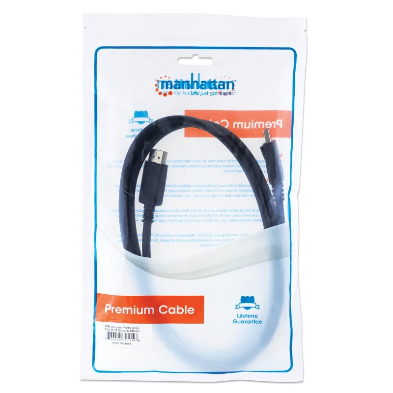 DisplayPort kabel 2m MANHATTAN