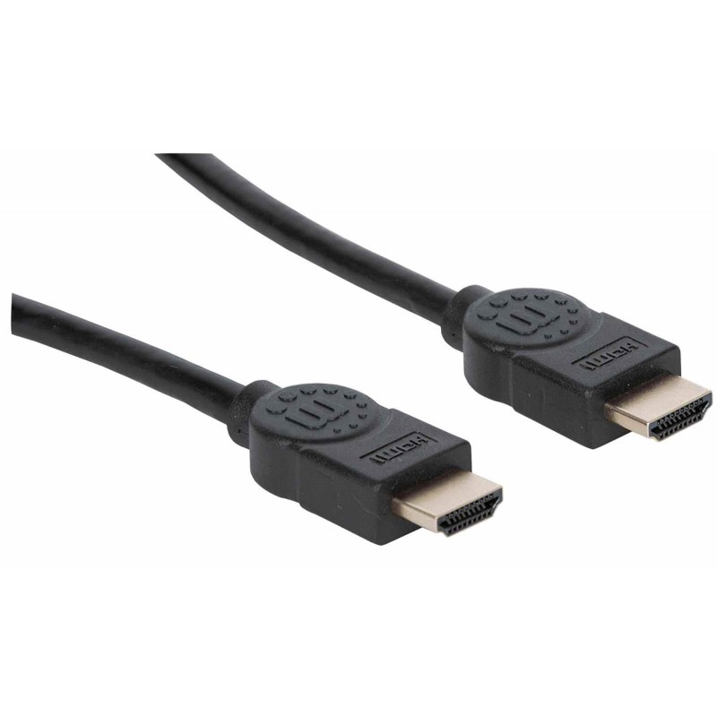 Kabel HDMI kabel z Ethernetom 1 m črn MANHATTAN