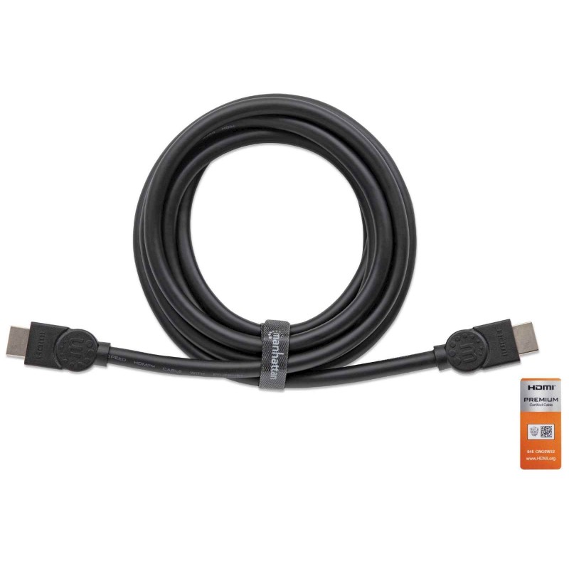 Kabel HDMI kabel z Ethernetom 5 m črn MANHATTAN