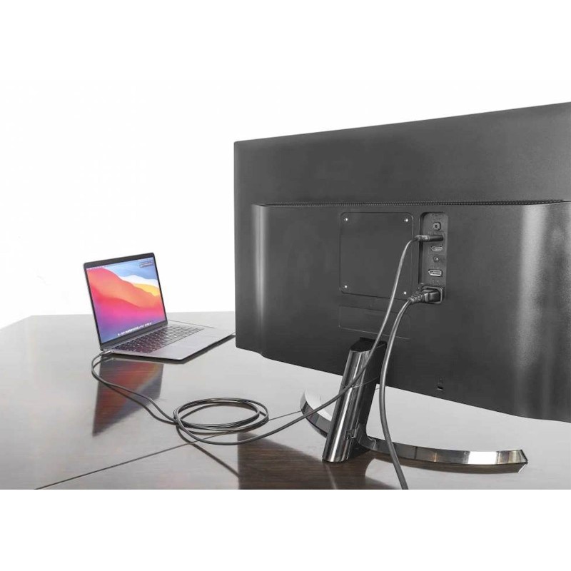 Kabel USB-C moški/HDMI moški MAHATTAN, (UHD) 4K@60Hz, 2 m, črna