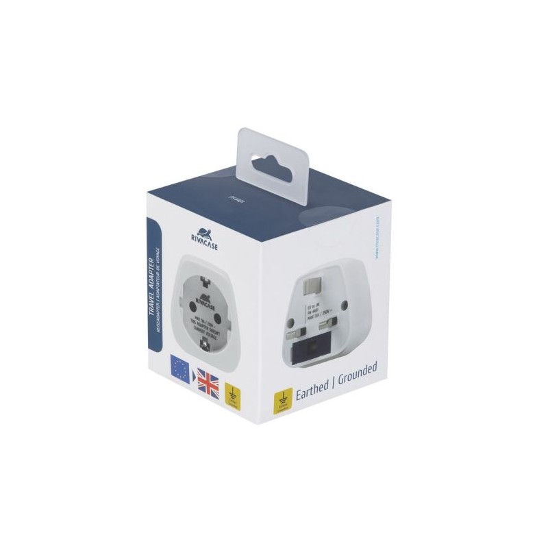 Potovalni adapter RivaCase PS4401, EU na UK