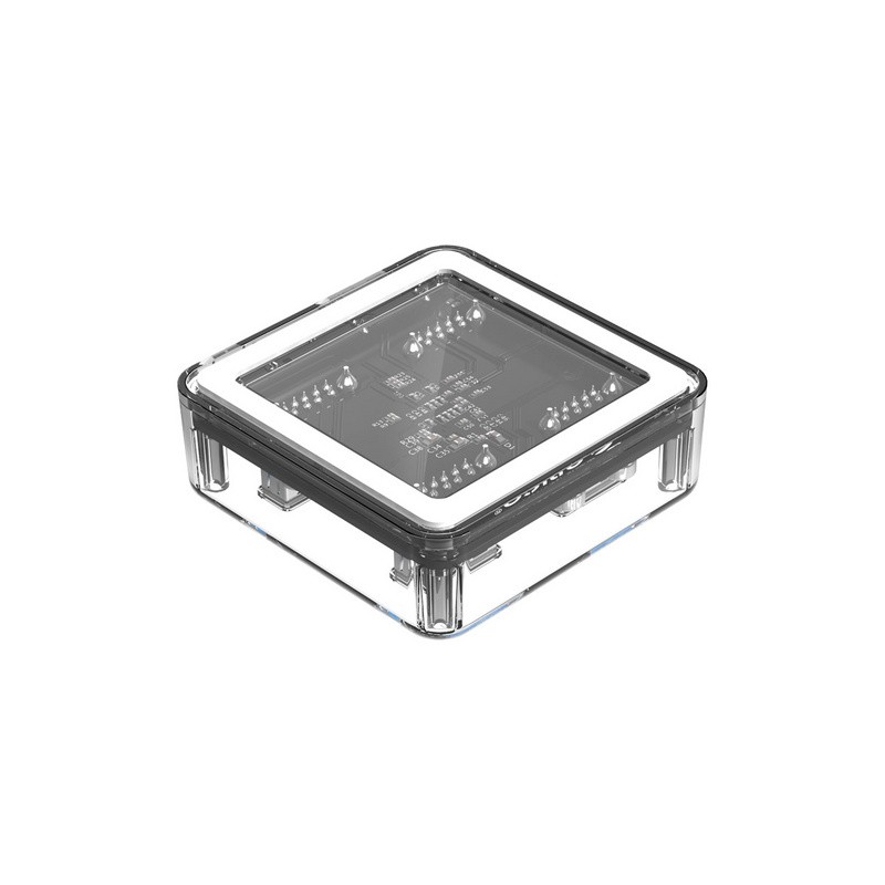 USB Hub ORICO MH4U, 4-port, USB 3.0, prozoren