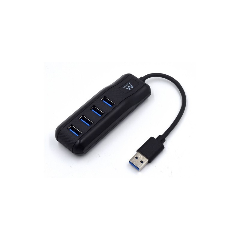 USB Hub Ewent EW1138, USB 3.1, črn