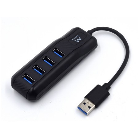 USB Hub Ewent EW1138, USB 3.1, črn