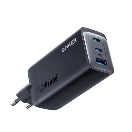 Anker 735 GaN III Prime, 3-portni 65W polnilec, črn