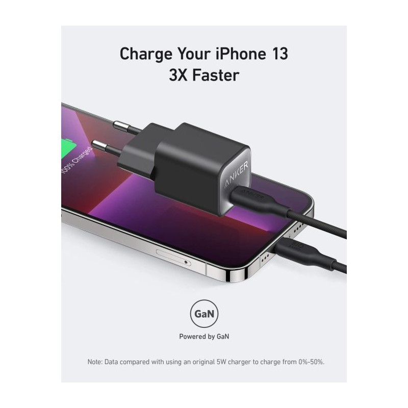 Anker Nano 3 (511) USB-C polnilec 30W, bel