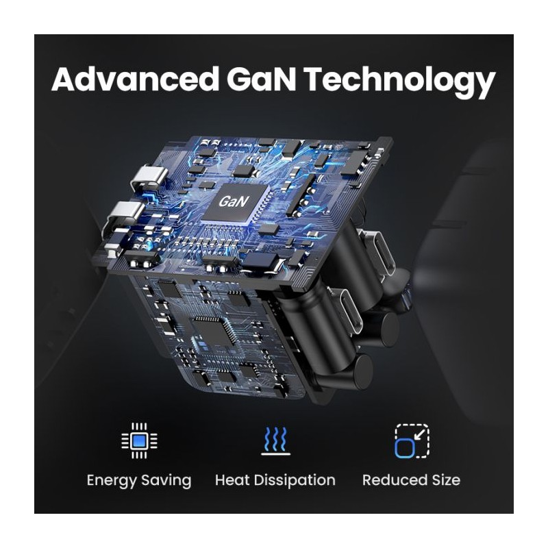 Polnilec Ugreen Nexode USB-C, 20W, bel