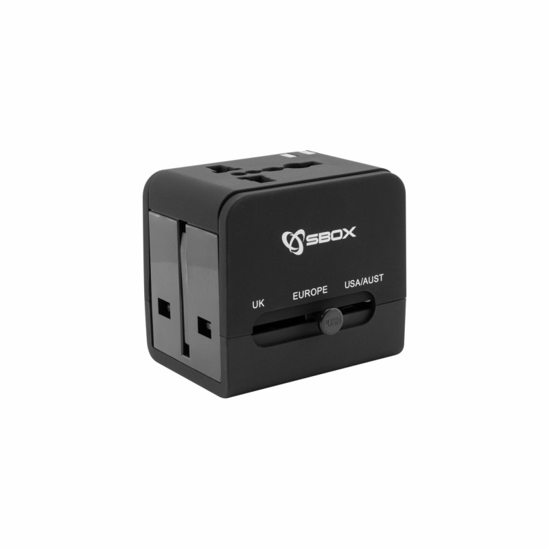 Potovalni adapter SBOX EU, USA, UK, AU, CN, TH, JP, TA-23