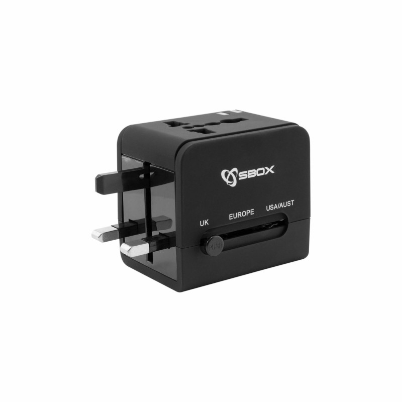 Potovalni adapter SBOX EU, USA, UK, AU, CN, TH, JP, TA-23