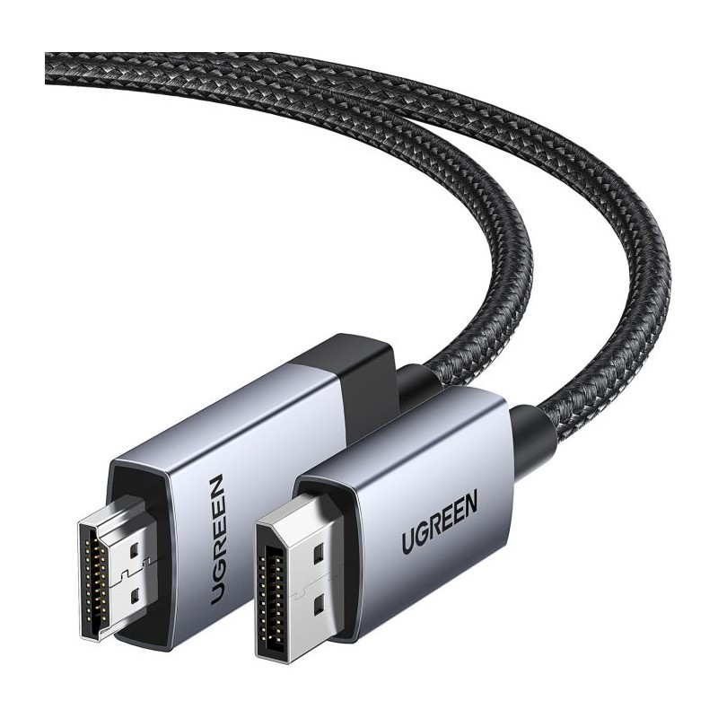 Kabel UGREEN DisplayPort na HDMI 4K@60Hz HDR Active DP 1.2 v HDMI 2.0, 2M, 15774