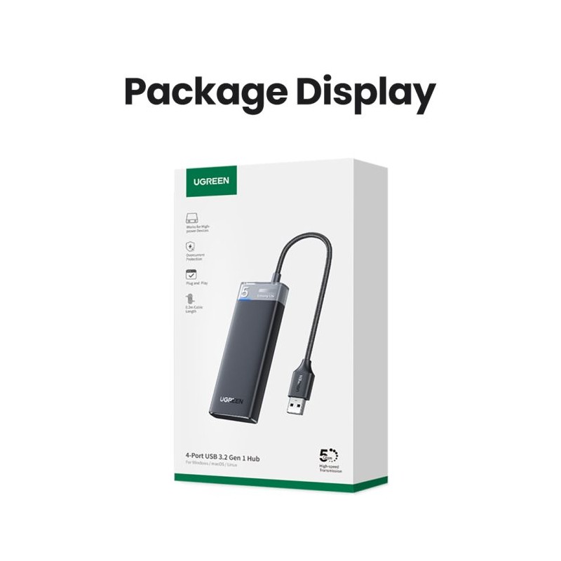 USB Hub Ugreen CM653 4-port, USB 3.0