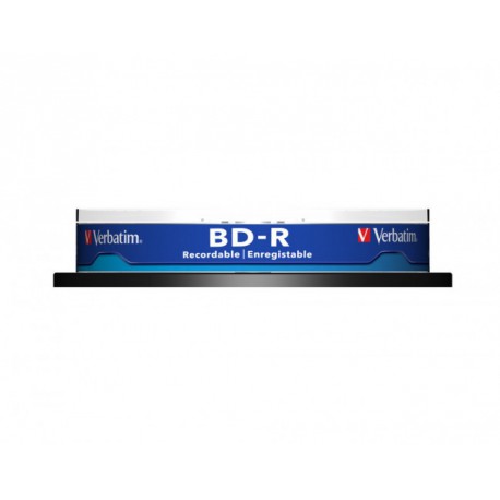 Mediji Blu-Ray Verbatim 25GB 6x White Blue Surface, Cake-10 (43742)