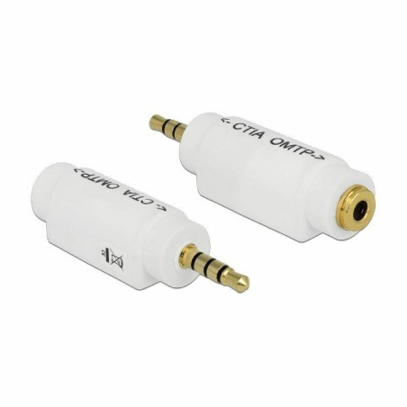 Adapter Delock Avdio 3,5 M 4-pin CTIA - Jack 3,5 Ž 4-pin OMTP, 65590