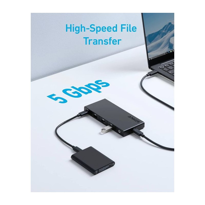 USB Hub Anker 364, 10v1, USB-C, A83A2G11