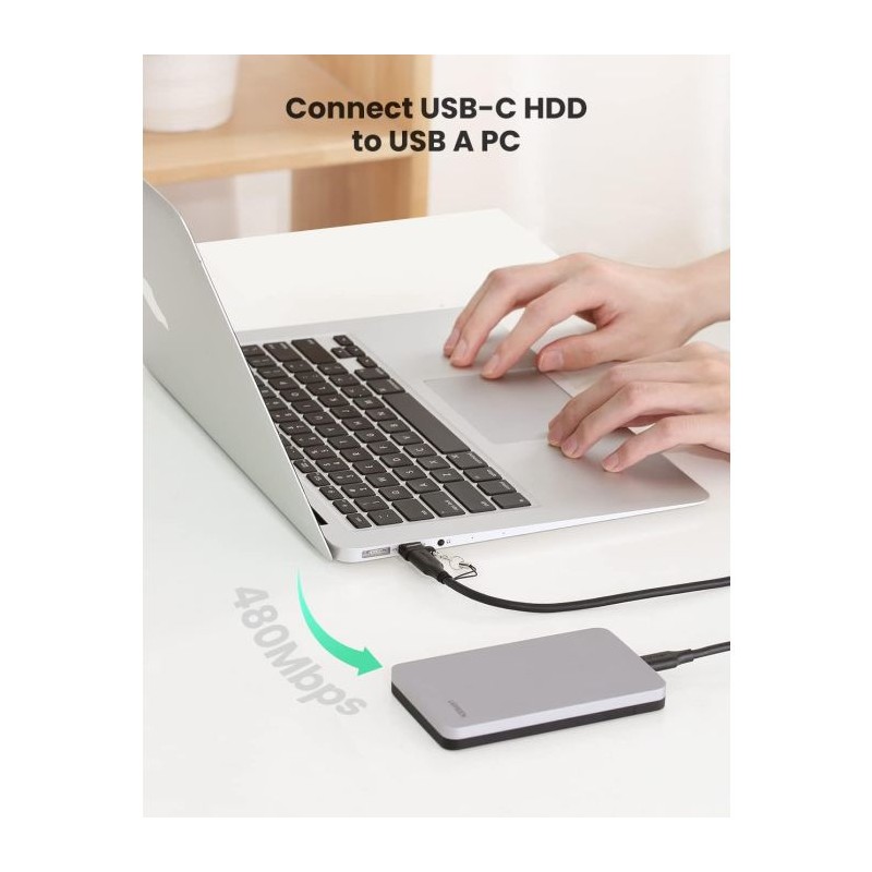 Ugreen ultra majhen adapter USB-A v USB-C