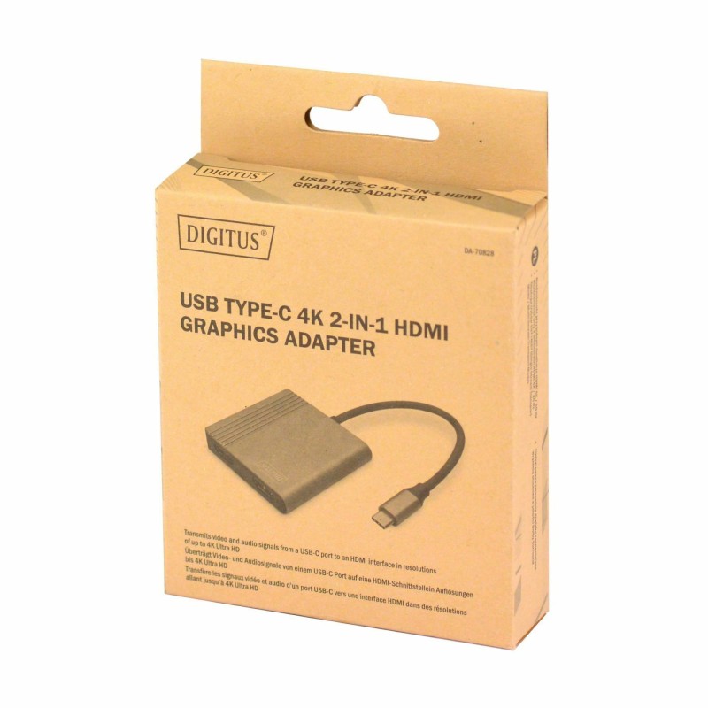 Adapter Digitus USB 3.0-C v 2x HDMI 4K 30Hz