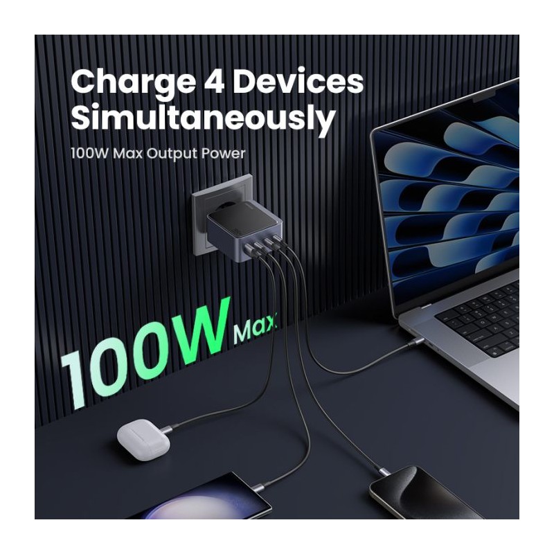Polnilec Ugreen Nexode S, 100W, USB-C/A