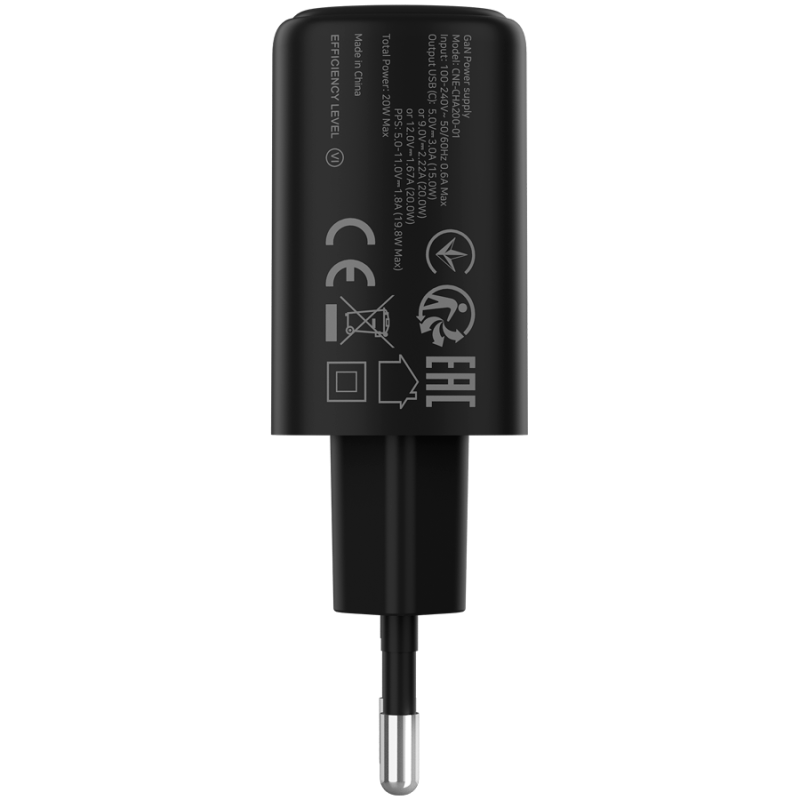 Polnilec CANYON OnCharge 200, 20W, črn