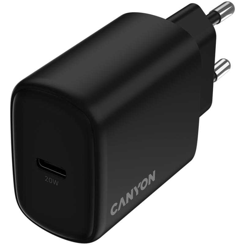 Polnilec CANYON OnCharge 200, 20W, črn