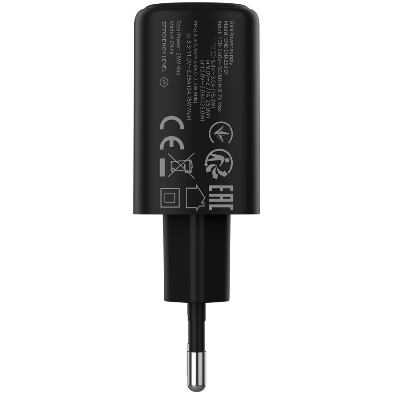 Polnilec CANYON OnCharge 250, 25W, črn