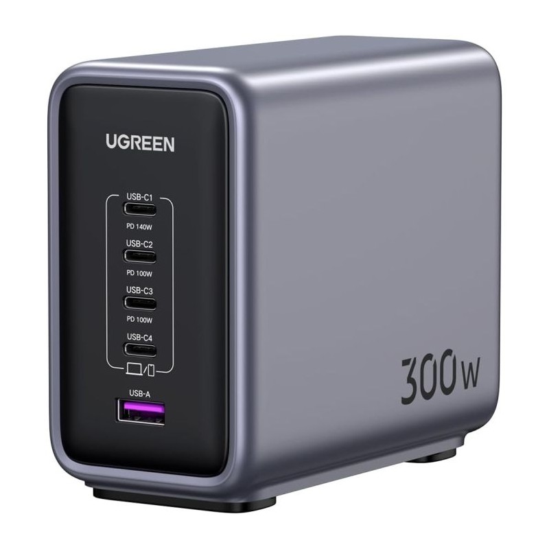 Polnilec Ugreen Nexode 300W GaN II 5-portni USB - box