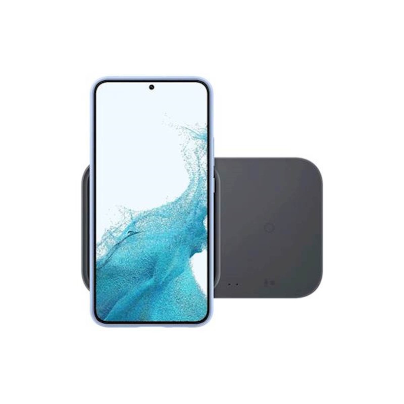 Polnilna postaja Samsung Duo 15W, brezžična, siva