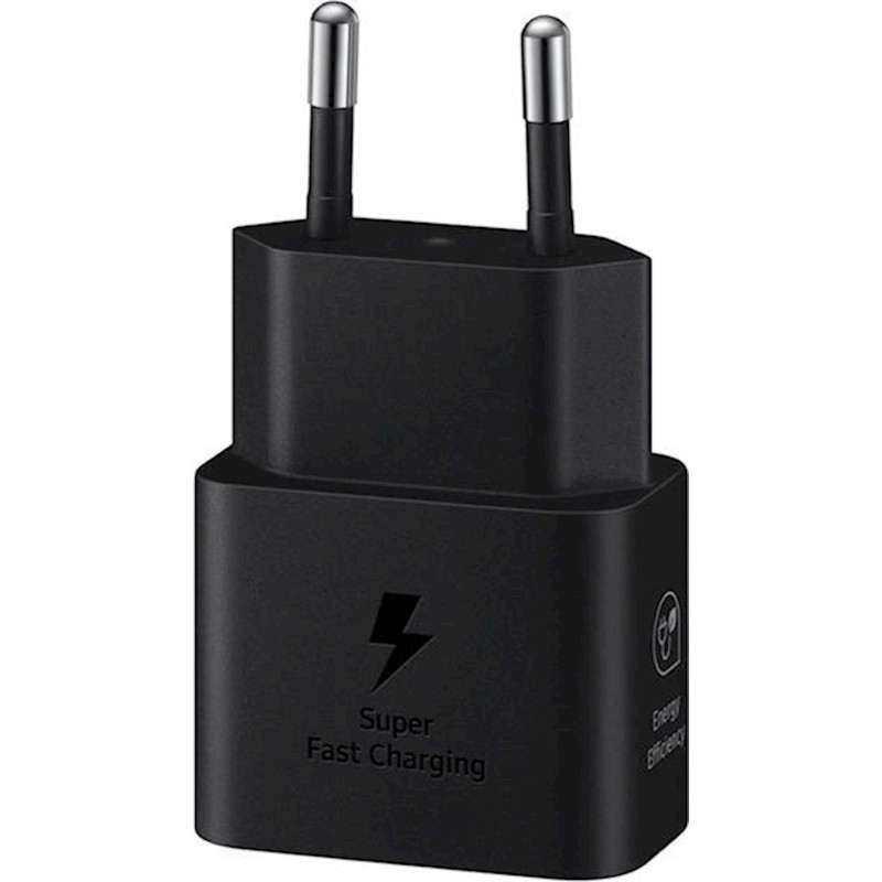 Polnilec Samsung Type-C, 25W, črn
