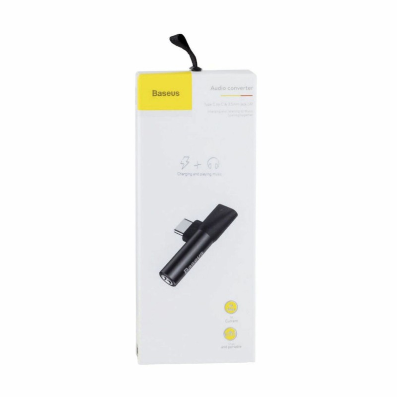 Adapter Baseus CATL41-01, USB-C na 3,5 mm stereo, črn