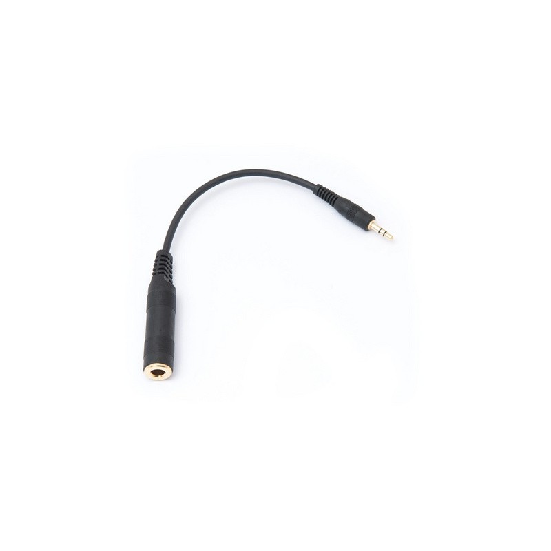 Adapter Sennheiser KLB 6,3 mm na KL 3,5 mm, pozlačen