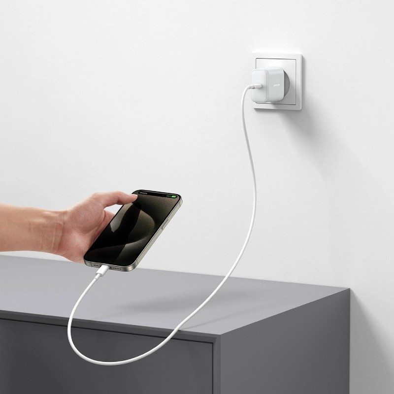 Polnilec Joyroom JR-TCF24, 30W, USB-C + bel kabel