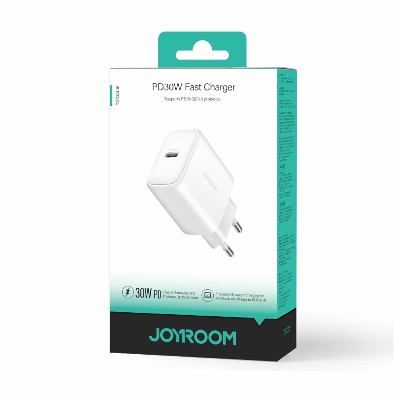 Polnilec Joyroom JR-TCF24, 30W, USB-C + bel kabel