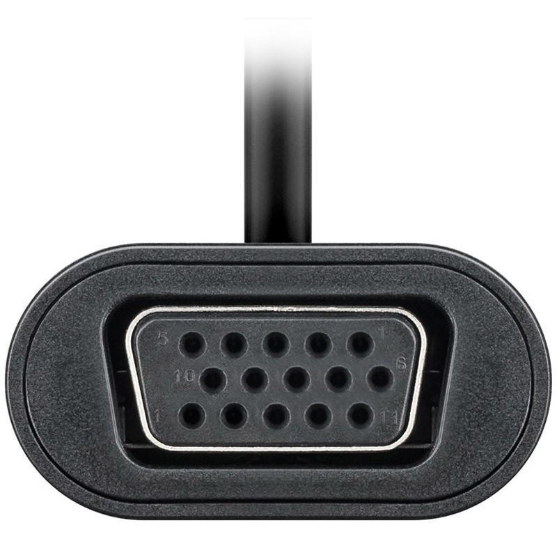 Adapter GOOBAY USB-C na VGA, črn