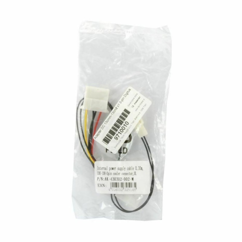 Adapter DC 13cm M-13cm Ž x1 +3-pin Digitus, za ventilator ohišja